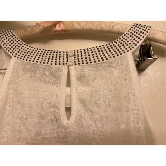 Sleeveless Tank/Tunic Studded Neck/NWT/Large - Picture 6 of 11